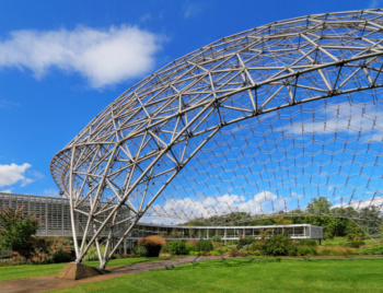 ASM International World Headquarters, Materials Park, Ohio, Architect, John Terrence Kelly, R. Buckminster Fuller ASM International World Headquarters, Materials Park, Ohio, Architect, John Terrence Kelly, R. Buckminster Fuller